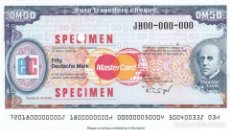 SPECIMEN Germany Travellers Check 50 Mark Pre-Euro UNC 